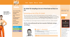 Desktop Screenshot of aplus-autopflege.ch